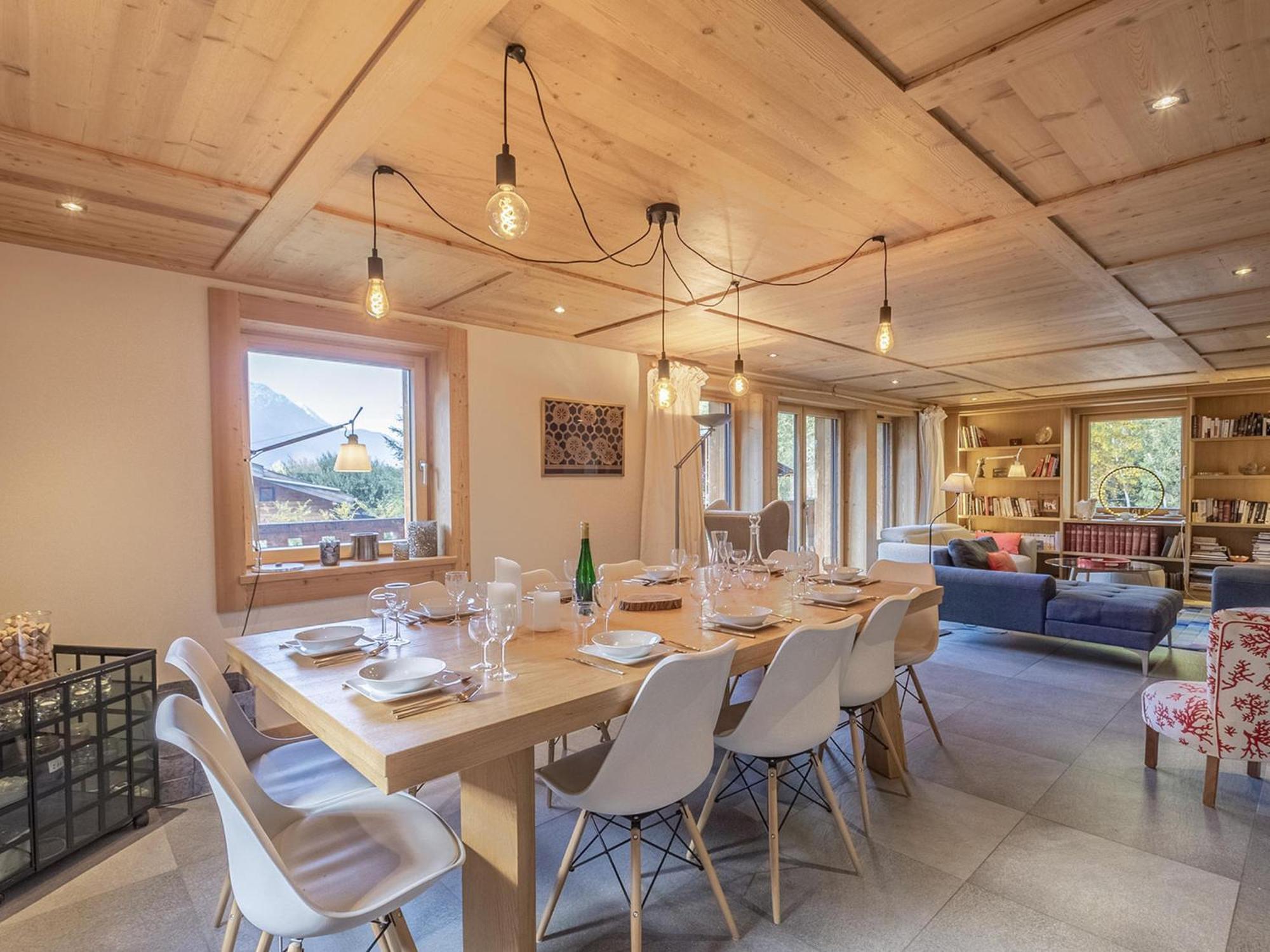 Chalé Superbe Avec Grand Jardin, 5 Chambres, Parking Et Wifi - Fr-1-343-177 Chamonix